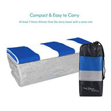 Microfiber Beach Towel Oversized 67'x35' Thin Lightweight Compact Quick Drying and Sand Proof