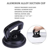 Black Aluminum Suction Cup - Hull Hugger for Cleaning & Prop Clearing