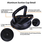 Black Aluminum Suction Cup - Hull Hugger for Cleaning & Prop Clearing