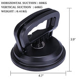 Black Aluminum Suction Cup - Hull Hugger for Cleaning & Prop Clearing